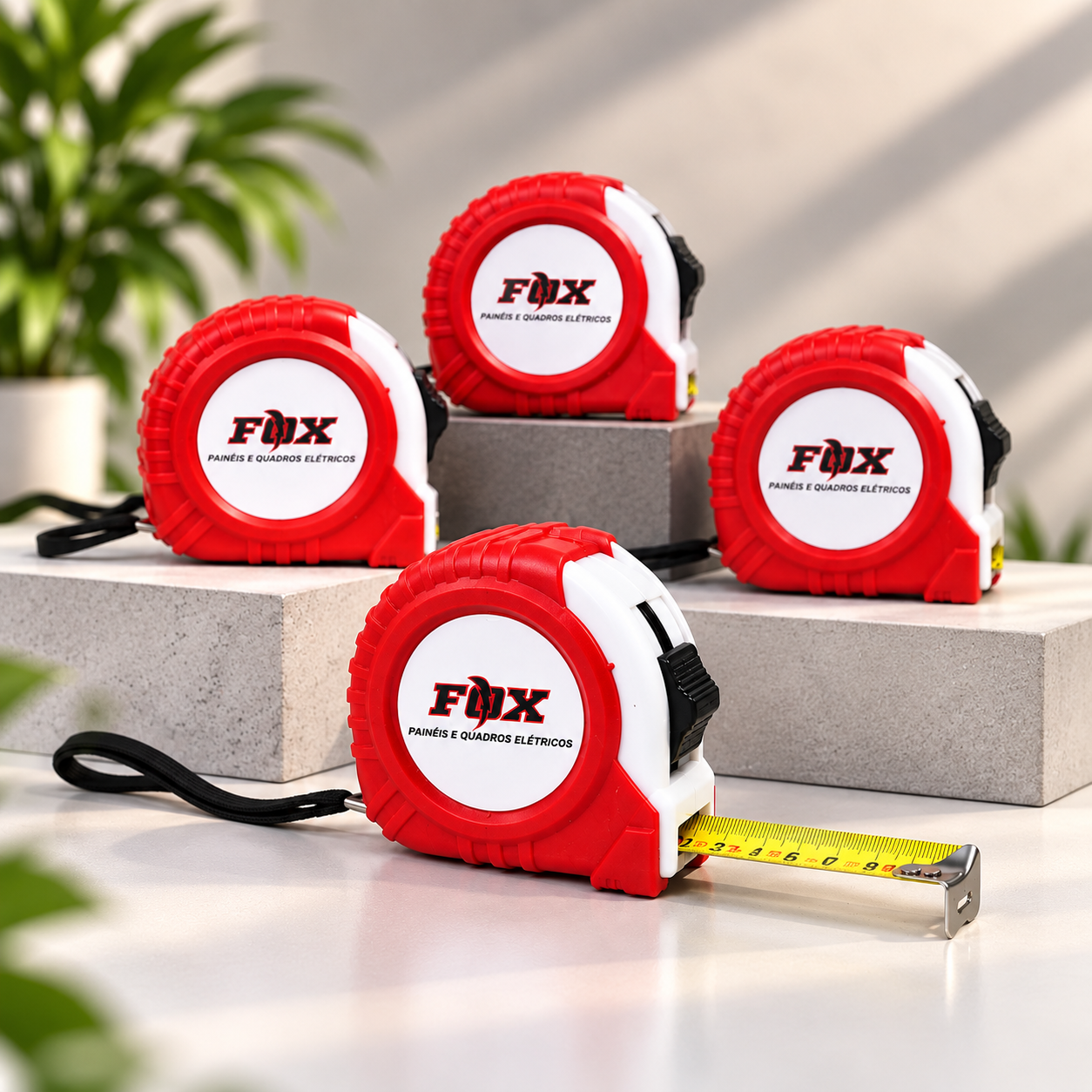 Trenas vermelhas e brancas personalizadas FOX